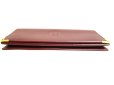 Photo5: Cartier Must de Cartier Bordeaux Leather Bifold Long Wallet #9375