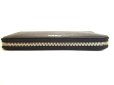 Photo6: Salvatore Ferragamo Gancini Black Leather Round Zip Wallet #9376