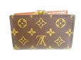 Photo2: LOUIS VUITTON Monogram Brown Leather Bifold Wallet Viennois #9377 (2)