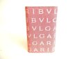 Photo2: BVLGARI Pink Canvas Cream Leather Logo Mania 6 Pics Key Cases #9380 (2)