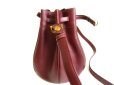 Photo3: Cartier Must de Cartier Bordeaux Leather Crossbody Bag #9384