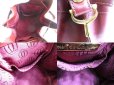 Photo8: Cartier Must de Cartier Bordeaux Leather Crossbody Bag #9384