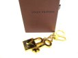 Photo1: LOUIS VUITTON Gold Plated Key Holder Bag Charm Porte Cles Confidence #9386 (1)