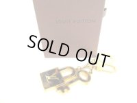 LOUIS VUITTON Gold Plated Key Holder Bag Charm Porte Cles Confidence #9386