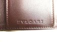 Photo10: BVLGARI Brown Denim Leather Logo Mania 6 Pics Key Cases #9391