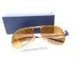 Photo1: LOUIS VUITTON Mirror Monogram Lenses Eye Wear Clockwise Sunglasses #9394 (1)