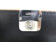 Photo11: LOEWE Black Leather Business Card Case Card Holder #9408