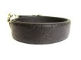 Photo2: GUCCI Interlocking G Buckle GG Black Leather Belt Size M #9410 (2)