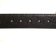 Photo4: GUCCI Interlocking G Buckle GG Black Leather Belt Size M #9410