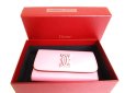 Photo12: Cartier Double C De Cartier Japan Limited Pink Leather 6 Key Ring #9414
