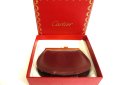 Photo12: Cartier Must de Cartier Bordeaux Leather Coin Purse #9419