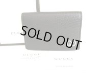 GUCCI GG Black Leather Business Card Case #9423