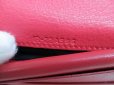 Photo11: Salvatore Ferragamo Gancini Black Pink Leather Bifold Wallet #9433