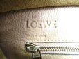 Photo10: LOEWE Sand Beige Calf Leather Hand Bag Purse W/Strap Amazona 28 #9434