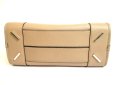 Photo5: LOEWE Sand Beige Calf Leather Hand Bag Purse W/Strap Amazona 28 #9434