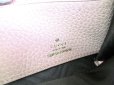Photo10: GUCCI Double G GG Beige PVC Light Pink Leather Flap Long Wallet #9440