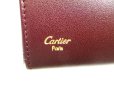 Photo10: Cartier Must de Cartier Bordeaux Leather Card Holder #9441