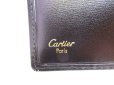 Photo10: Cartier Pasha de Cartier Black Leather Gold Logo Bifold Bill Wallet #9450