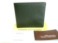 Photo1: LOUIS VUITTON Episea Taiga Leather Long Bill Wallet #9454 (1)