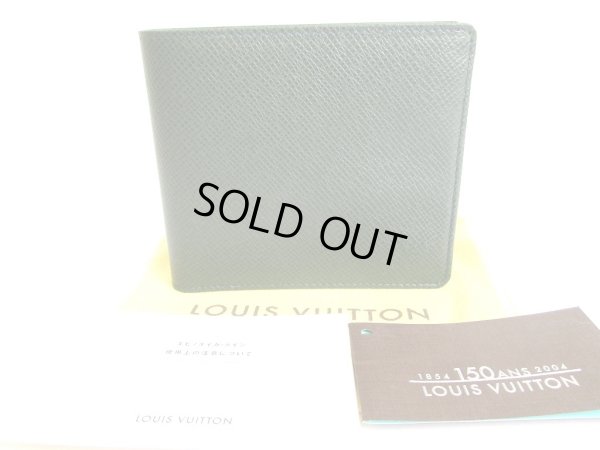 Photo1: LOUIS VUITTON Episea Taiga Leather Long Bill Wallet #9454