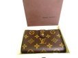 Photo12: LOUIS VUITTON Monogram Brown Leather Bifold Wallet Viennois #9455