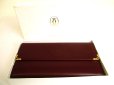 Photo12: Cartier Must de Cartier Bordeaux Leather Trifold Long Wallet #9457