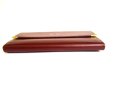 Photo5: Cartier Must de Cartier Bordeaux Leather Trifold Long Wallet #9457