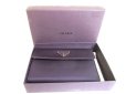 Photo12: PRADA Purple Nylon and Leather Trifold Wallet Purse #9464