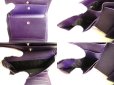 Photo9: PRADA Purple Nylon and Leather Trifold Wallet Purse #9464