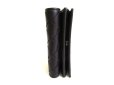 Photo3: BOTTEGA VENETA Intrecciato Black Leather Trifold Wallet Compact Wallet #9470