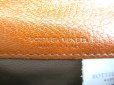 Photo10: BOTTEGA VENETA Butterfly Motif Brown Leather Business Card Holder #9476