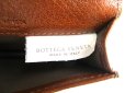 Photo9: BOTTEGA VENETA Butterfly Motif Brown Leather Business Card Holder #9476