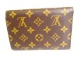 Photo2: LOUIS VUITTON Monogram Brown Leather Bifold Wallet Purse #9478 (2)