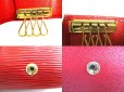 Photo9: LOUIS VUITTON Epi Red Leather Multicles 4 Key Cases #9480