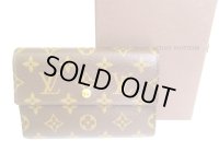 LOUIS VUITTON Monogram Brown Leather Bifold Wallet Purse #9484