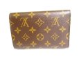 Photo2: LOUIS VUITTON Monogram Brown Leather Bifold Wallet Purse #9484 (2)