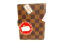 Photo2: LOUIS VUITTON Damier Brown Leather Patchwork Document Holders Agenda PM #9487 (2)