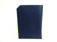 Photo2: HERMES Navy Blue Veau Epson Leather Passport Holders ID Holders #9500 (2)