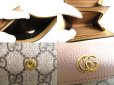 Photo9: GUCCI GG Marmont Dust Pink Leather Bifold Wallet Compact Wallet #9508