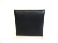 Photo2: HERMES Vert Cypres Chevre Myzore Leather Coin Purse Bastia #9519 (2)