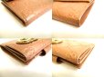 Photo7: GUCCI GG Guccissima Heart Motif Dust Pink Leather Bifold Wallet #9520