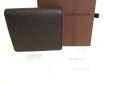 Photo1: LOUIS VUITTON Ardoise Black Taiga Leather Bifold Wallet #9525 (1)