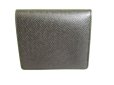 Photo2: LOUIS VUITTON Ardoise Black Taiga Leather Bifold Wallet #9525 (2)