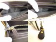 Photo9: Salvatore Ferragamo Gancini Chain Motif White Leather Round Zip Wallet #9527