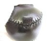 Photo10: HERMES Black and Orange Leather Baseball Ball Object #9528