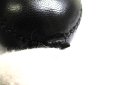 Photo12: HERMES Black and Orange Leather Baseball Ball Object #9528
