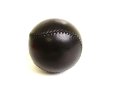 Photo2: HERMES Black and Orange Leather Baseball Ball Object #9528 (2)