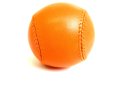 Photo8: HERMES Black and Orange Leather Baseball Ball Object #9528