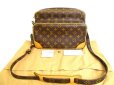 Photo1: LOUIS VUITTON Monogram Leather Brown Crossbody Bag Purse Nile #9530 (1)