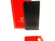 Photo1: Cartier Pasha de Cartier Black Leather Bill Wallet Check Wallet #9533 (1)